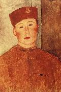 Amedeo Modigliani Le Zouave painting